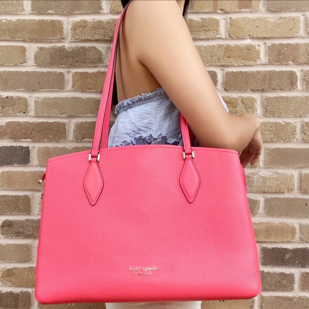 Kate Spade Leather Chain Triple Compartment Tote - Picture 3 of 4